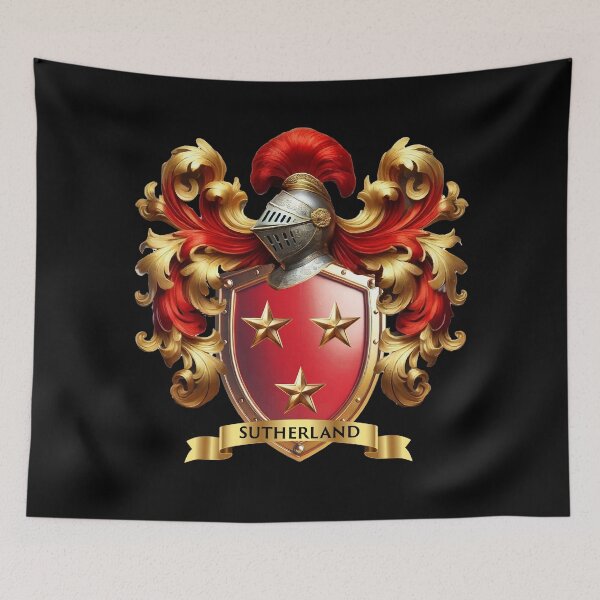 Item preview, Sutherland Family Crest Bold Heritage, Timeless Honor, Legendary Bloodline designed and sold by Highlandkings.