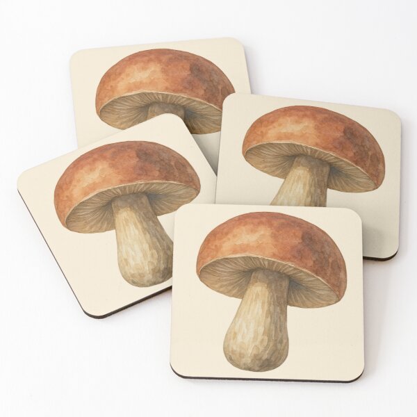 Item preview, Watercolor Illustration of a Porcini Mushroom 2 designed and sold by Aakame.