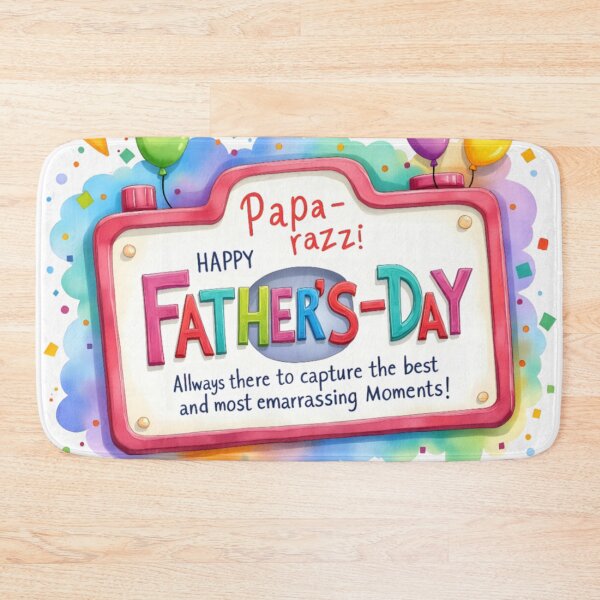 Item preview, Happy Father’s Day: Papa-razzi Retro Poster designed and sold by nhk999.