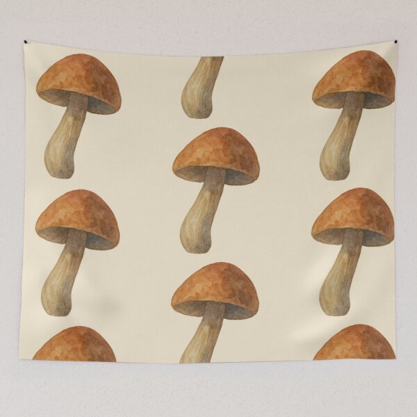 Item preview, Watercolor Illustration of a Porcini Mushroom 3 designed and sold by Aakame.