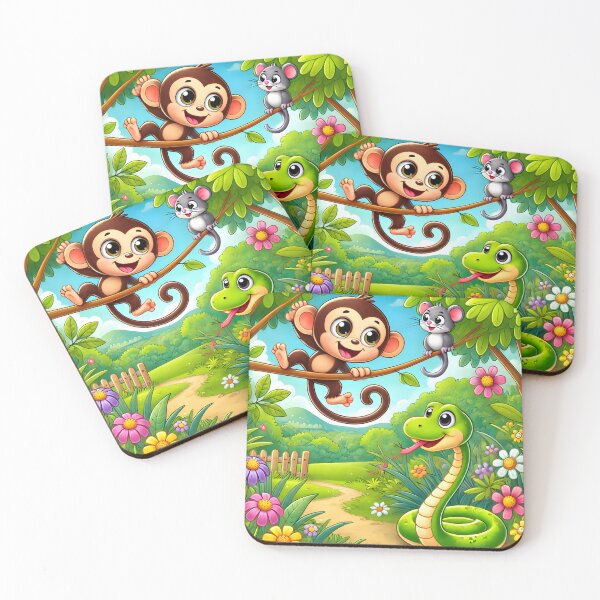 Item preview, The Monkey and the Snake designed and sold by ReflexionArt.