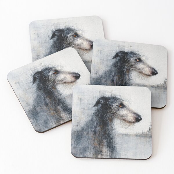 Item preview, Scottish deerhound in the mist designed and sold by aghnadarragh.