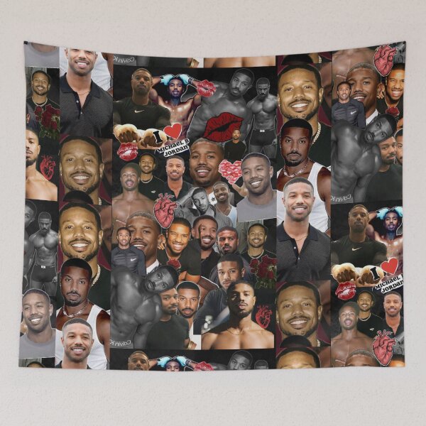 Item preview, Michael B. Jordan photo collage  designed and sold by Littlerosaa.