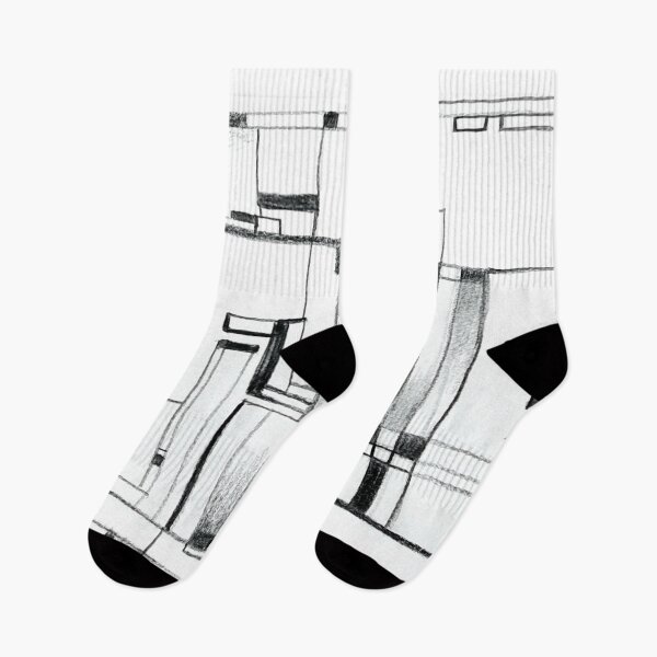 Item preview, geometry in black. Abstract designed and sold by Tereza Pilar  Art.