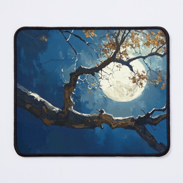 Item preview, Moon and branch, painting style designed and sold by ArtNames.