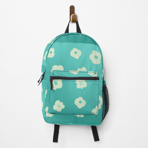 Item preview, Teal flower pattern for all products designed and sold by ReynoldsFun.