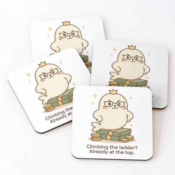 Item preview, ENTJ kawaii seal – taking over the world with strategy and style designed and sold by SealSquad.