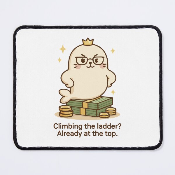 Item preview, ENTJ kawaii seal – taking over the world with strategy and style designed and sold by SealSquad.