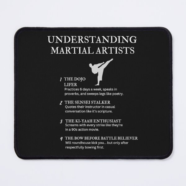 Item preview, Understanding Martial Artists – Funny Dojo Life Humor for Fighters – Black designed and sold by PsyFlow35.