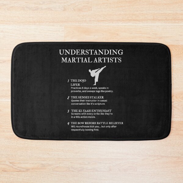 Item preview, Understanding Martial Artists – Funny Dojo Life Humor for Fighters – Black designed and sold by PsyFlow35.