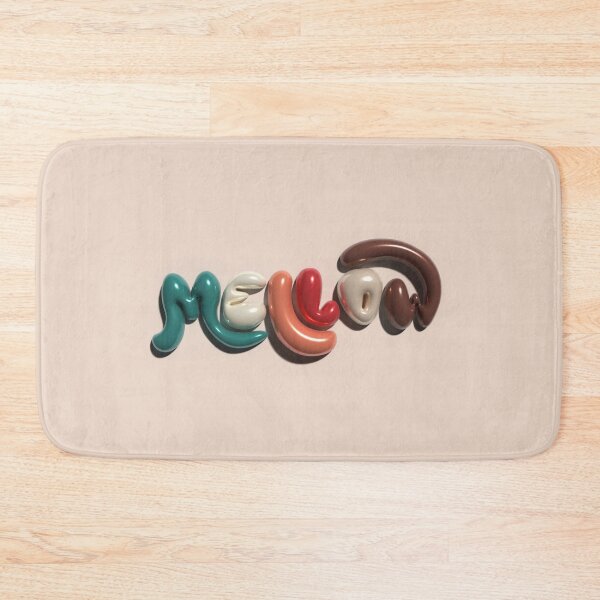 Item preview, 'Mellow' typography with swollen shapes designed and sold by trepiu.