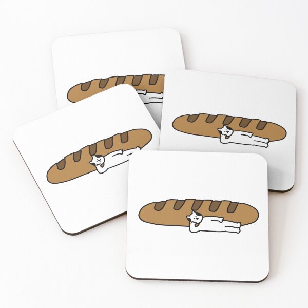 Item preview, a Cat and bread designed and sold by superbaechoo.