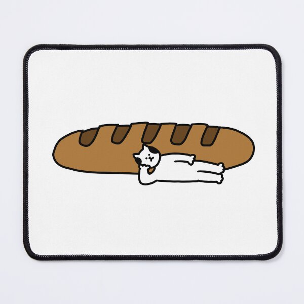 Item preview, a Cat and bread designed and sold by superbaechoo.