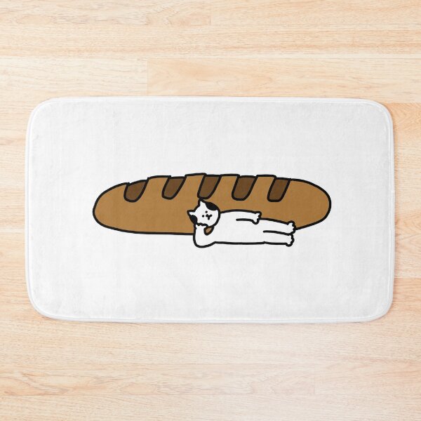 Item preview, a Cat and bread designed and sold by superbaechoo.