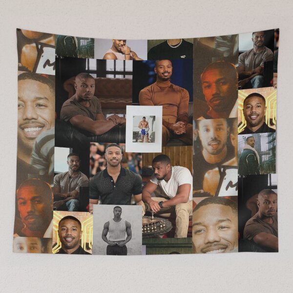 Item preview, Michael B. Jordan photo collage  designed and sold by Littlerosaa.
