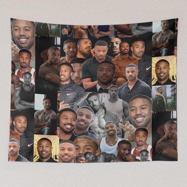 Item preview, Michael B. Jordan photo collage  designed and sold by Littlerosaa.