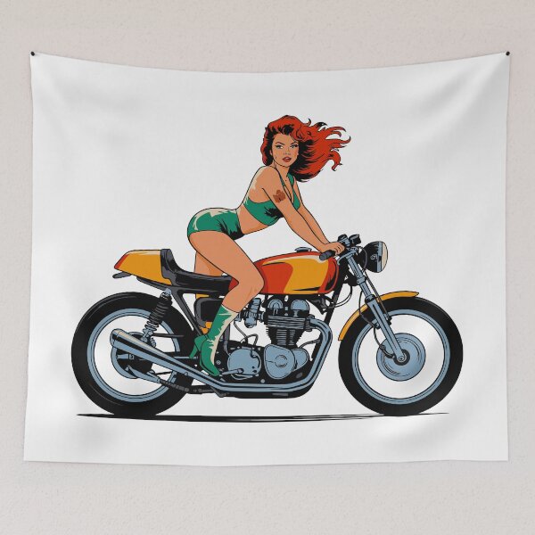 Item preview, Retro Ride or Rebel designed and sold by Angry Swan Designs.