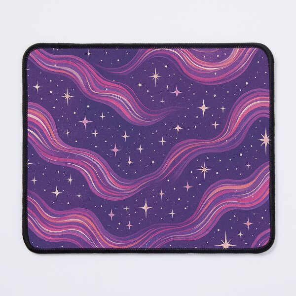 Item preview, Cosmic Galaxy Waves and Stars Pattern Illustration designed and sold by weirdfishes123.