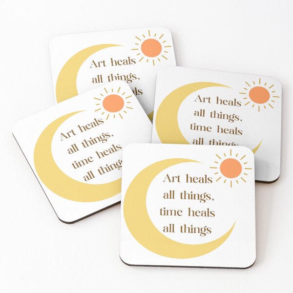 Item preview, Art heals all things, time heals all things designed and sold by Jjc59.