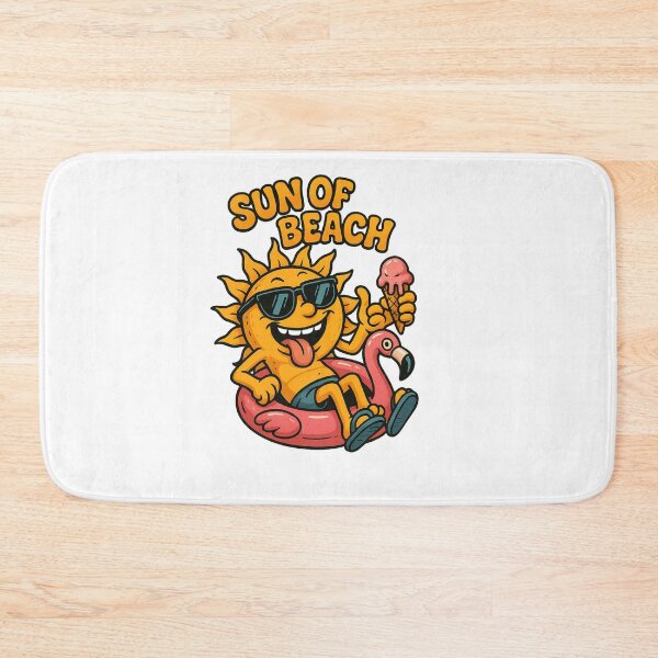 Item preview, Funny "Sun of Beach" Cartoon Sun – Tropical Summer Humor Design designed and sold by lamp148.