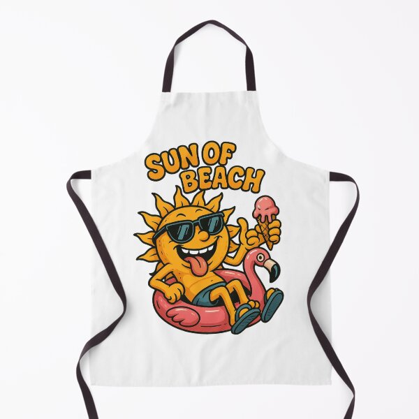Item preview, Funny "Sun of Beach" Cartoon Sun – Tropical Summer Humor Design designed and sold by lamp148.