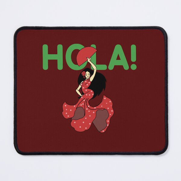 Item preview, Hola Spanish girl dancer red dress designed and sold by La Loca.