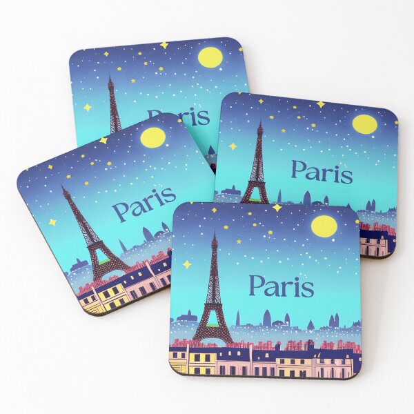 Item preview, Fantasy Skyline of Paris Under the Stars designed and sold by Marymarice.