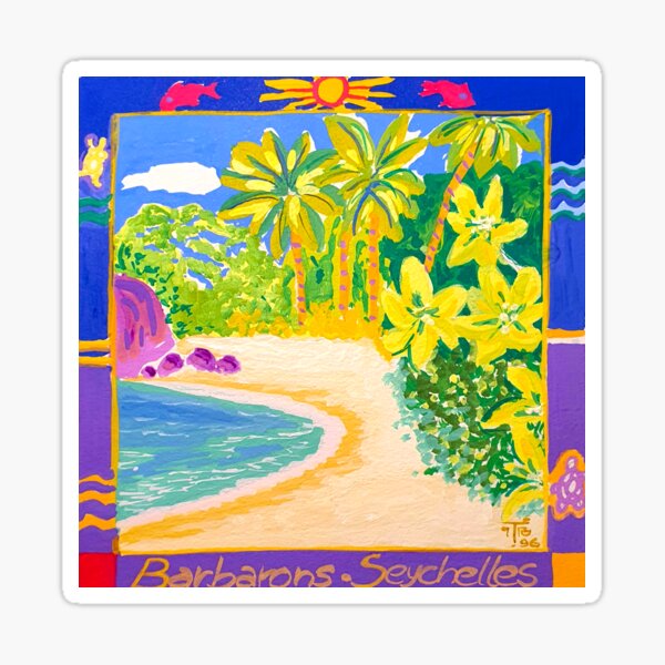 Item preview, Seychelles, Barbarons. Indian Ocean designed and sold by Tereza Pilar  Art.