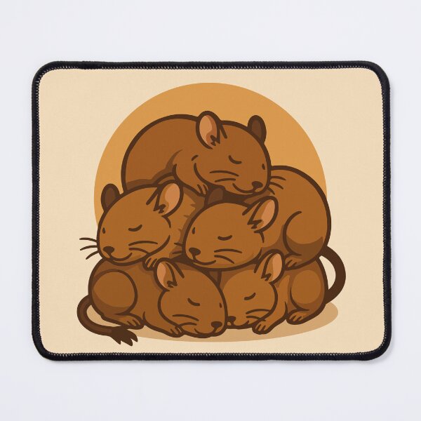 Item preview, Sleeping degus designed and sold by RatArt Designs.