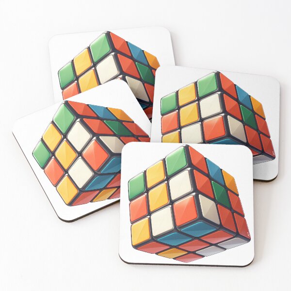 Item preview, Floating 3D Colorful Rubik's Cube – Modern Playful Design designed and sold by Windy-market.