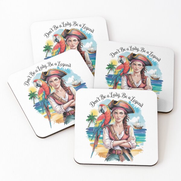 Item preview, Female Pirate Buccaneer Beauty On Deck designed and sold by Blok45.