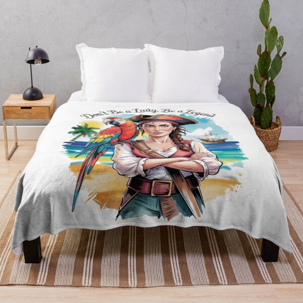 Item preview, Female Pirate Buccaneer Beauty On Deck designed and sold by Blok45.