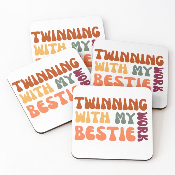 Item preview, Twinning With My Work Bestie – Funny Coworker Matching Design designed and sold by artcultreone.