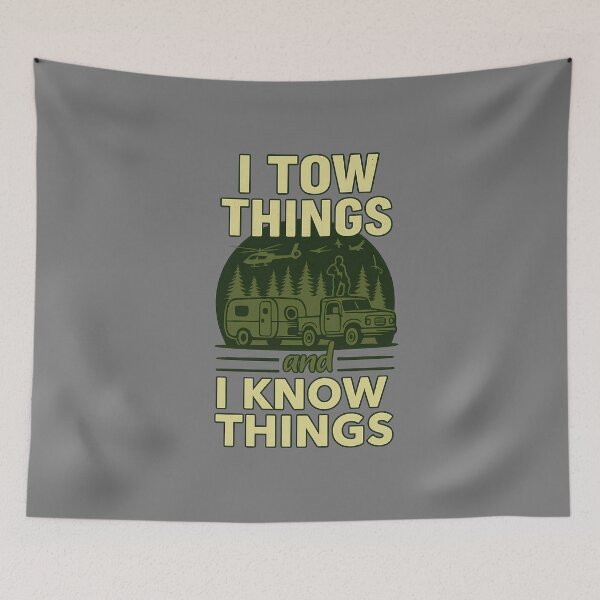 Item preview, I Tow Things and I know Things Fathers Day designed and sold by Alluka Brand.