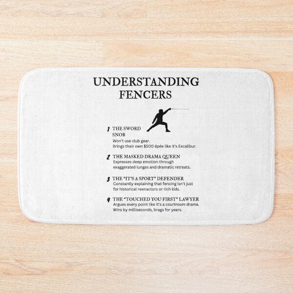 Item preview, Understanding Fencers – Funny Swordplay Humor for Fencing Fans designed and sold by PsyFlow35.