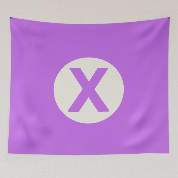 Item preview, letter x purple designed and sold by ZiphGames.