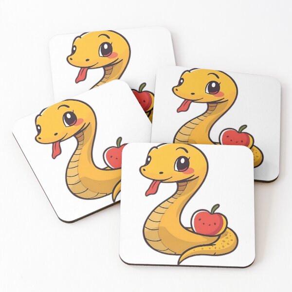 Item preview,  Snake and Apple designed and sold by SanchillShop.