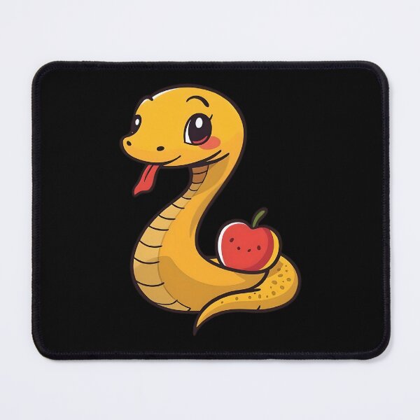 Item preview, Snake and Apple designed and sold by SanchillShop.