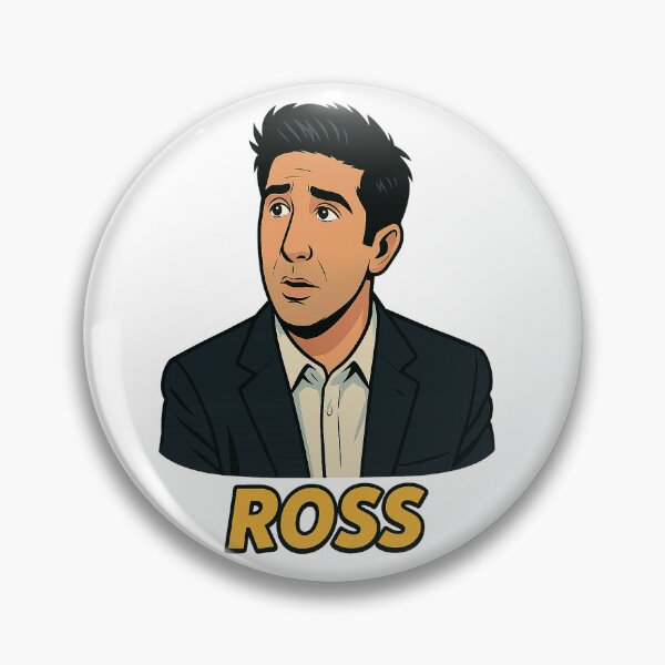 Item preview, Friends Ross designed and sold by StickerPOP-now.