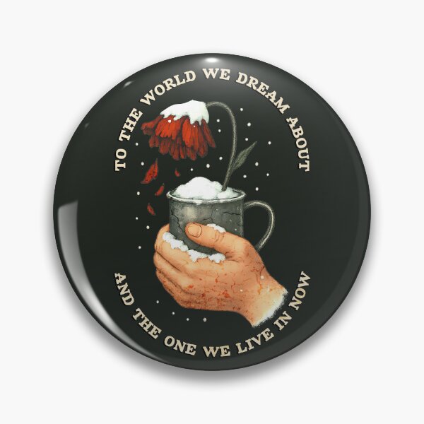 Item preview, Hadestown Quote – Red Carnation Vintage Folk Lyric Art designed and sold by PricklyBearArt.