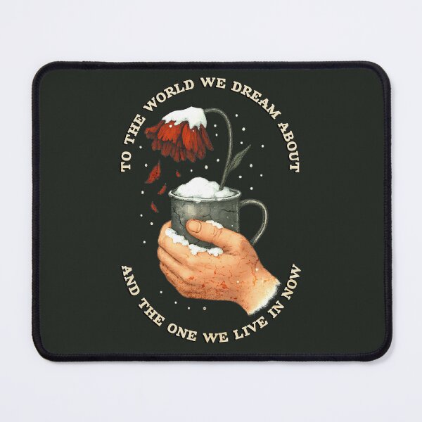 Item preview, Hadestown Quote – Red Carnation Vintage Folk Lyric Art designed and sold by PricklyBearArt.