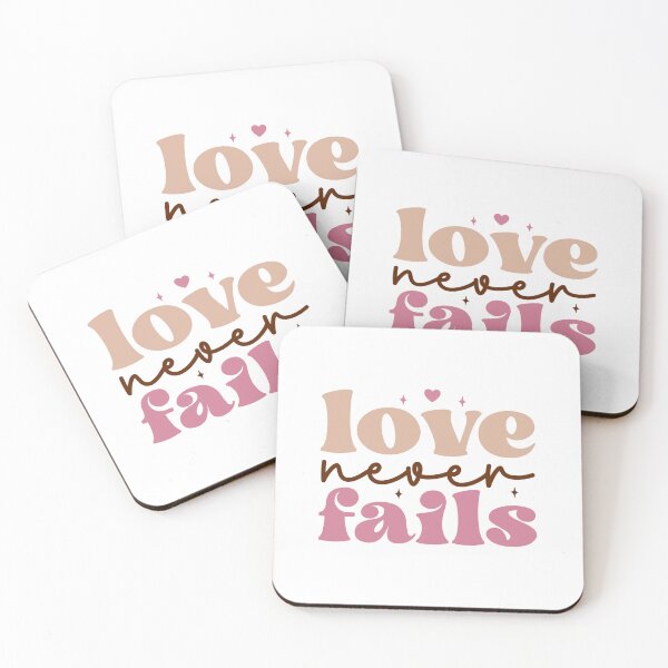 Item preview, Love Never Fails: Romantic and Retro Design with Heart designed and sold by Polarisofficial.