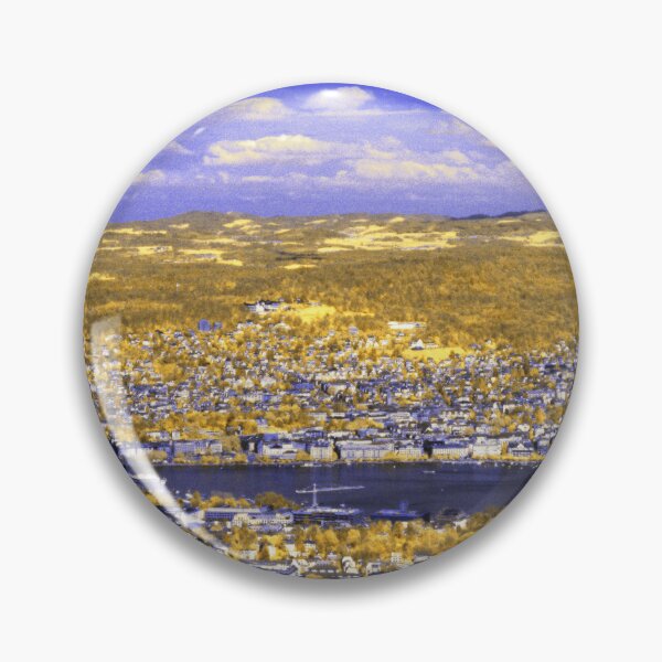 Item preview, View of Zurich and Zurichsee from top of the Uetliberg designed and sold by Photos By Michel.