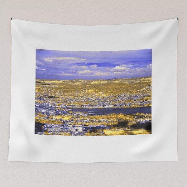 Item preview, View of Zurich and Zurichsee from top of the Uetliberg designed and sold by Photos By Michel.