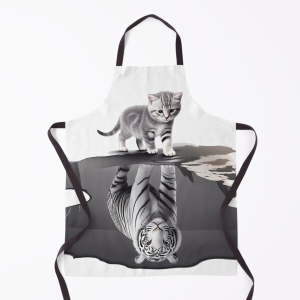 Item preview, Kitten Reflection Tiger Dreams designed and sold by latelierdechris.