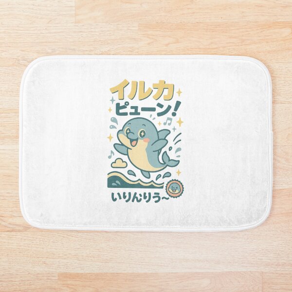 Item preview, Kawaii Dolphin T-Shirt – Cute Japanese Ocean Animal designed and sold by Oni  Zuka.