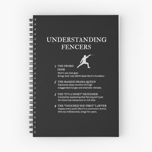 Item preview, Understanding Fencers – Funny Swordplay Humor for Fencing Fans – Black designed and sold by PsyFlow35.