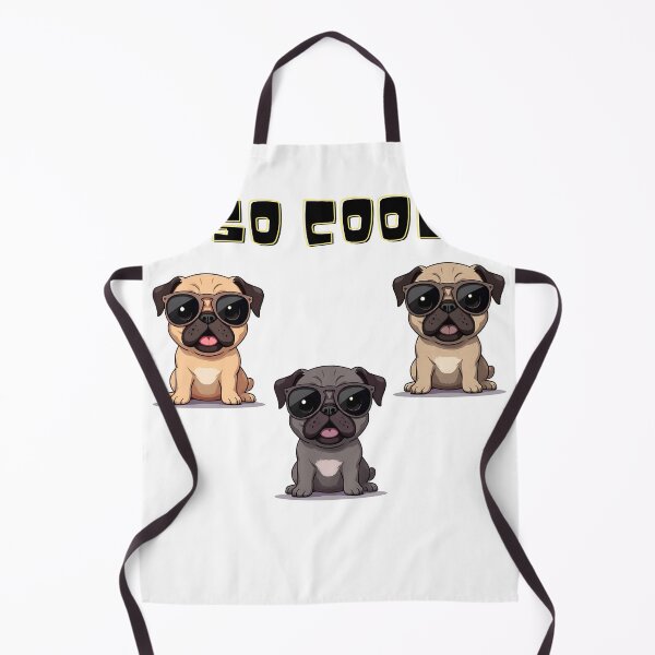 Item preview, Cool Pug Squad – Funny Dog Design with Sunglasses and “So Cool” Text designed and sold by KantaponEarth.