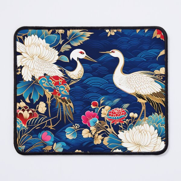 Item preview, CRANES AND FLOWERS--SEAMLESS PATTERNS designed and sold by WendyMaree.