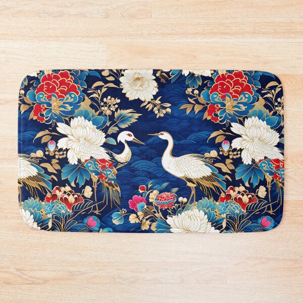 Item preview, CRANES AND FLOWERS--SEAMLESS PATTERNS designed and sold by WendyMaree.